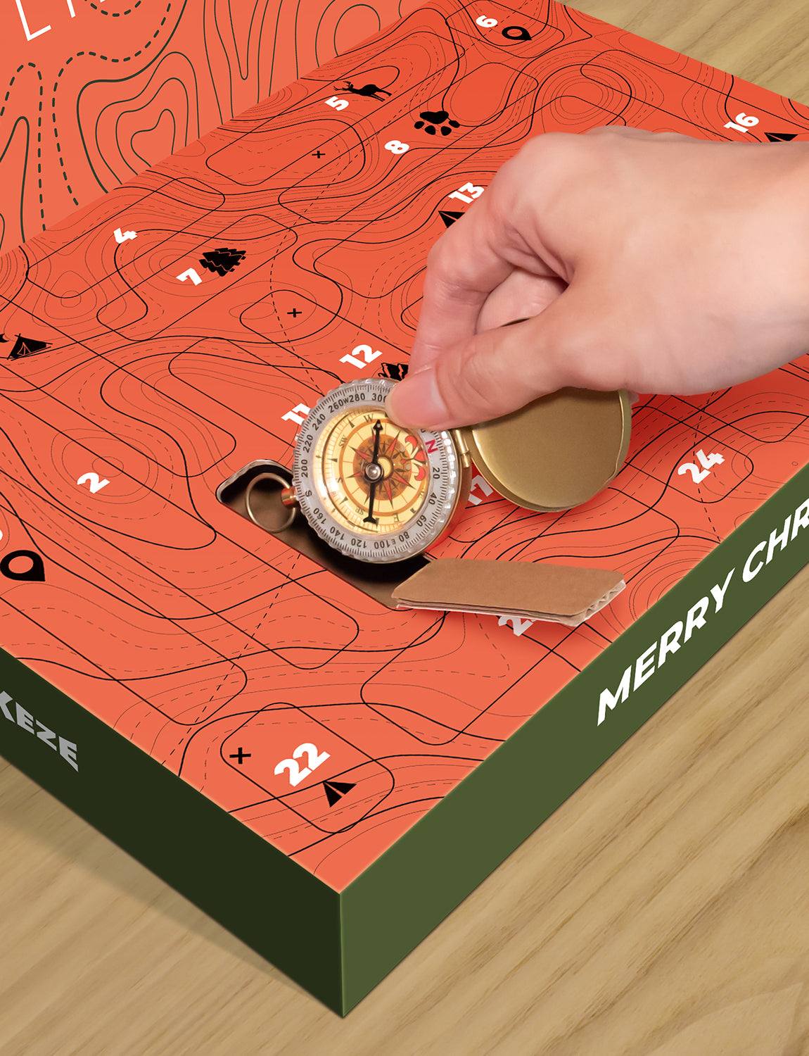 HookEze Survival Advent Calendar | Fishing, Camping, Hiking, Adventure Kit