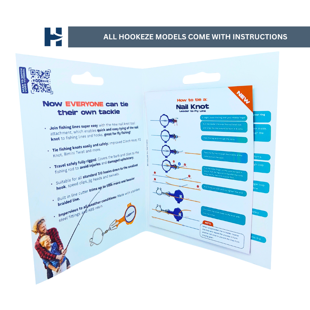 Hook-Eze Fishing Nail Knot Tying Tool | Pack of 2 | Green