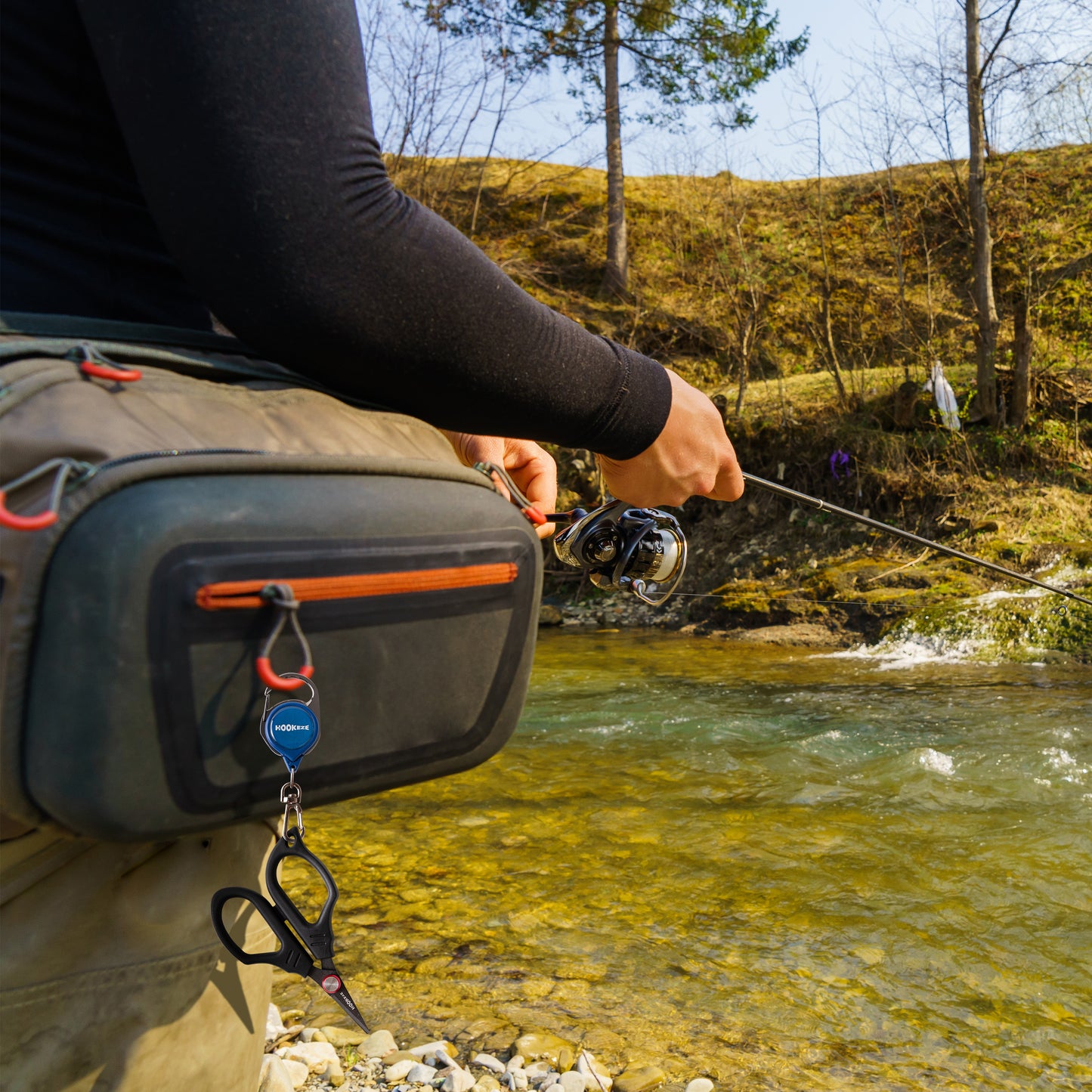 HookEze Compact, Teflon Fishing Scissors