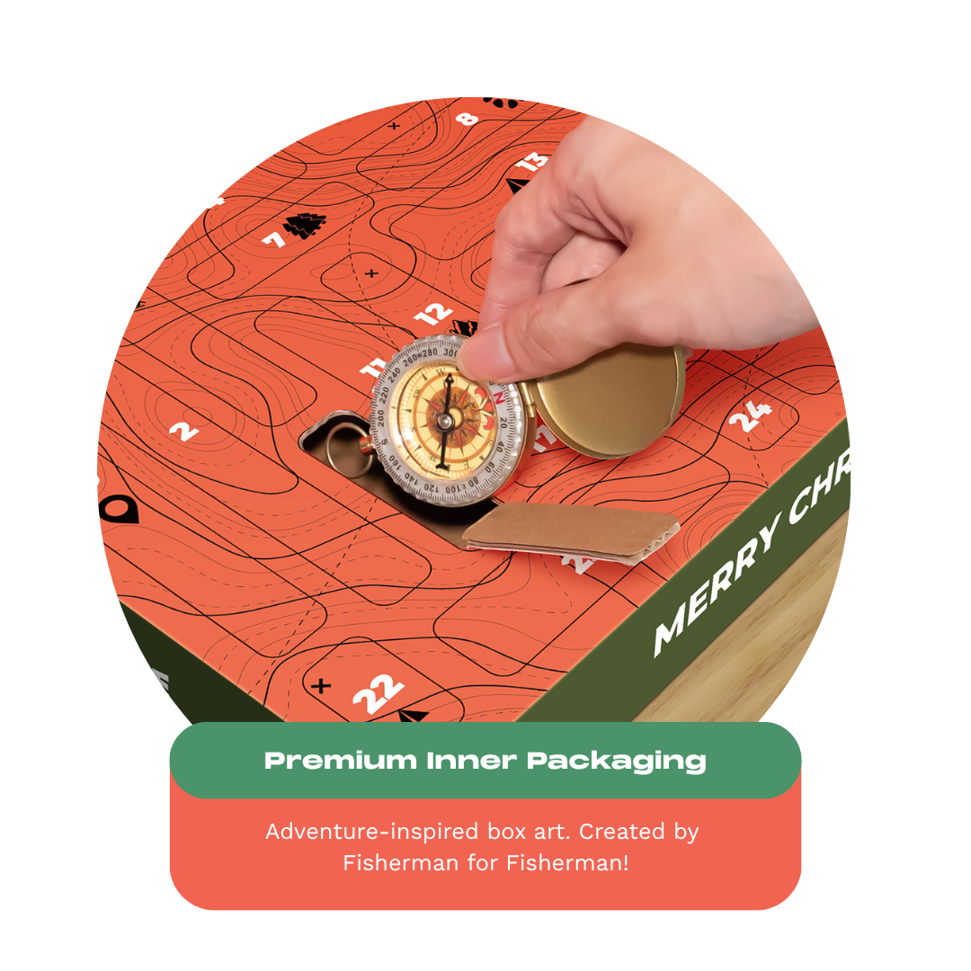 HookEze Survival Advent Calendar | Fishing, Camping, Hiking, Adventure Kit