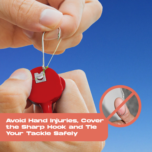 Hook-Eze Fishing Knot Tying Tool (Large) | Pack of 2