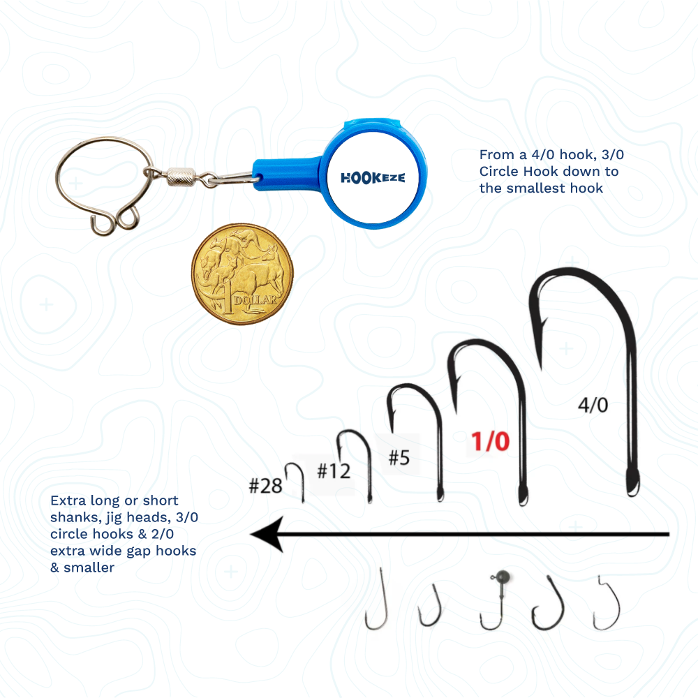 Hook-Eze Fishing Knot Tying Tool (Standard) | Pack of 2