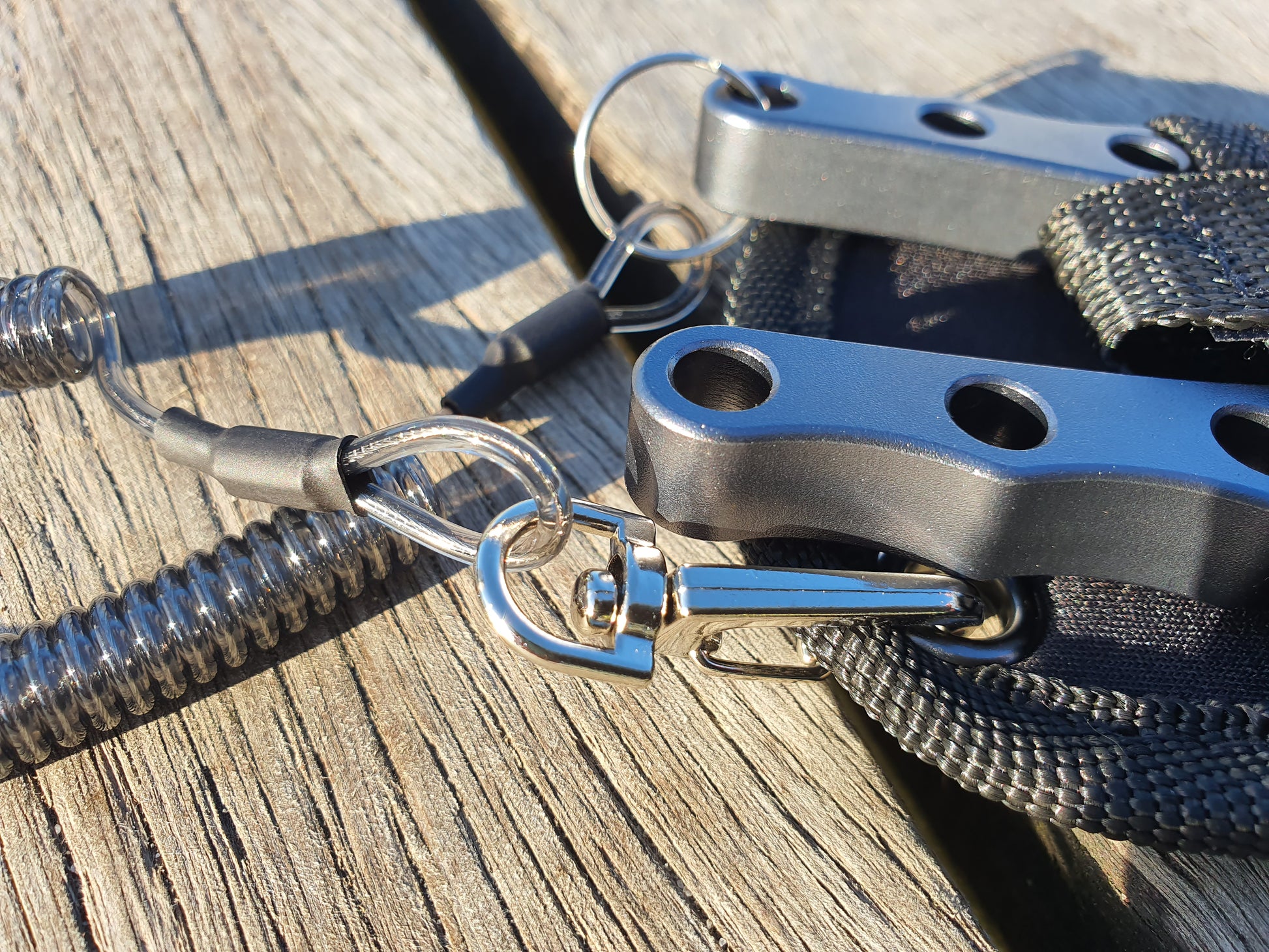 Hookeze pliers aluminum close up handle