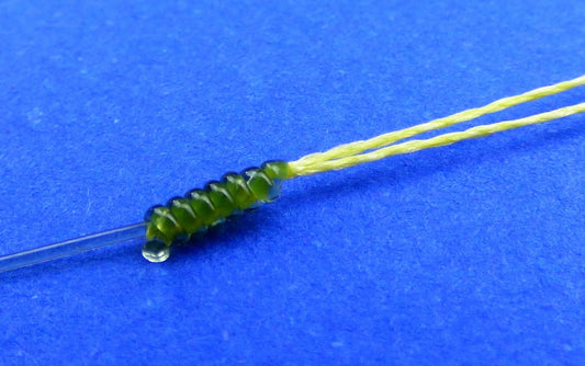 Braid to leader using a Bimini Twist for tying the Yucatan Knot.