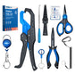 HookEze 7pc Fishing Tool Kit & Nail Knot Tool
