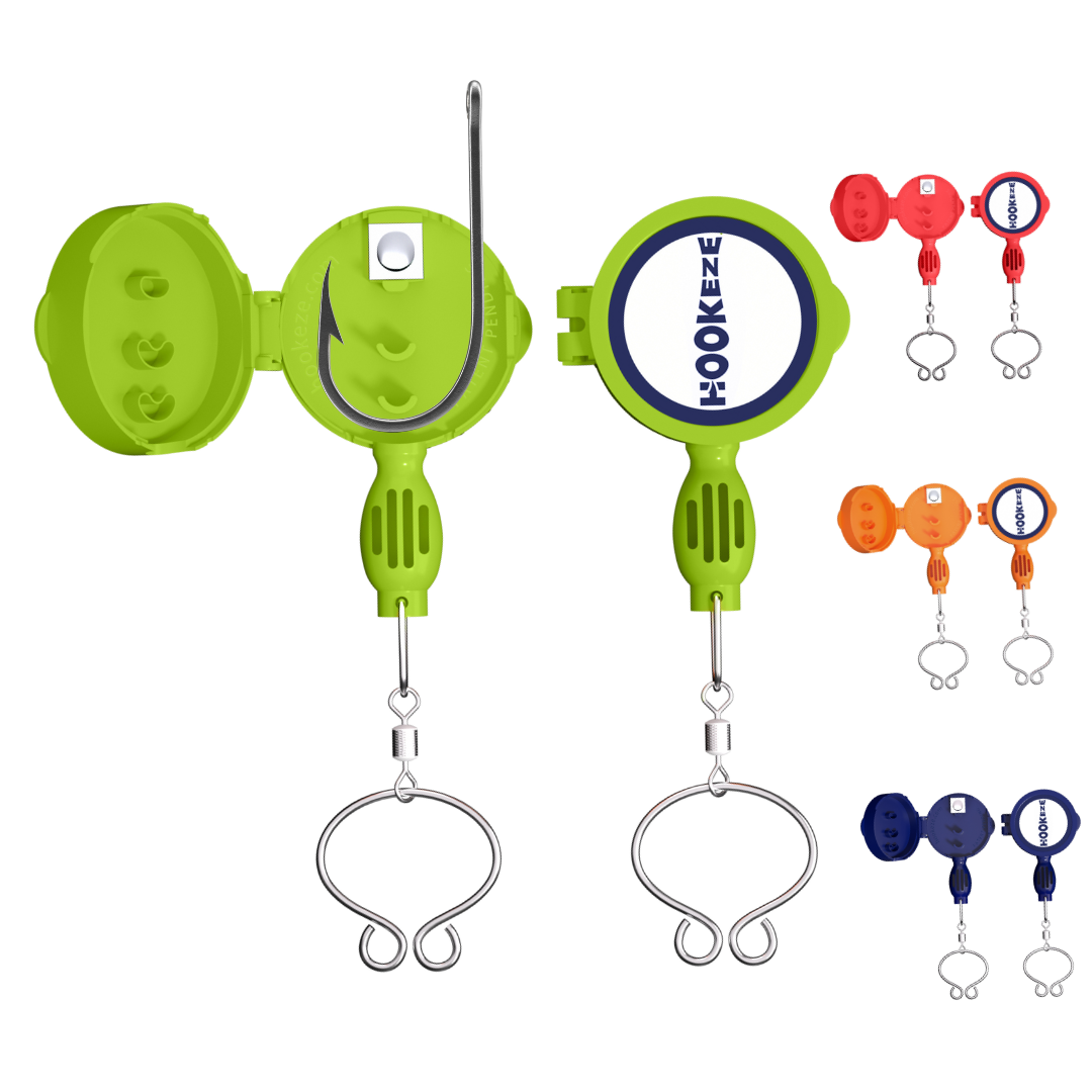 Hook-Eze Fishing Knot Tying Tool (Large) | Pack of 2