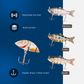 Hook-Eze Segmented Fishing Lures