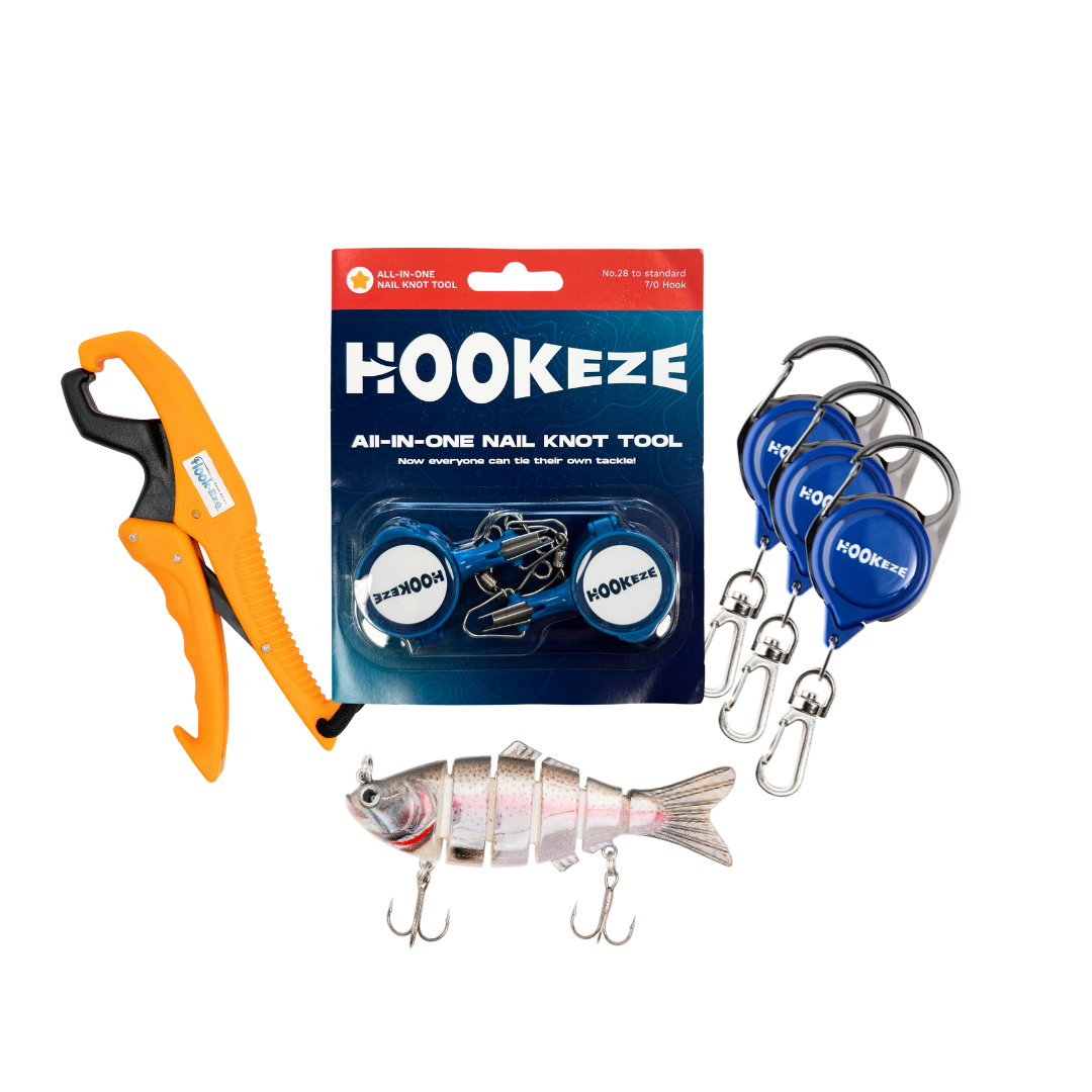 Hook-Eze Junior Anglers Arsenal Fishing Tools | (Nail Knot)