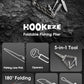 HookEze Folding Fishing Pliers | With Belt Pouch & Lanyard