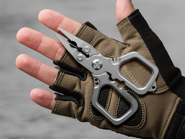 HookEze Compact Titanium Plier With Lanyard