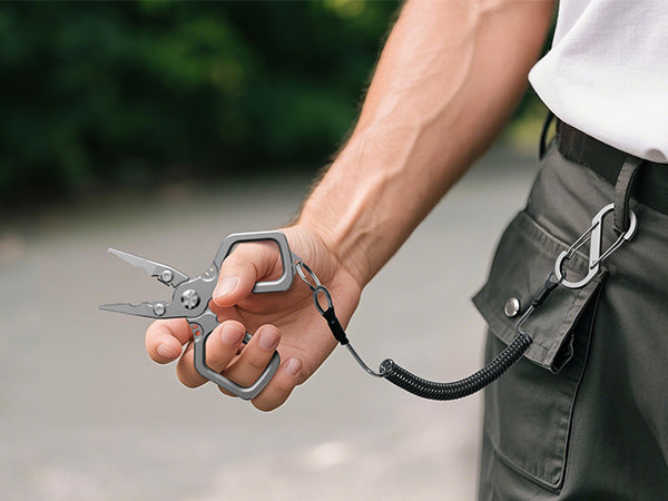 HookEze Compact Titanium Plier With Lanyard