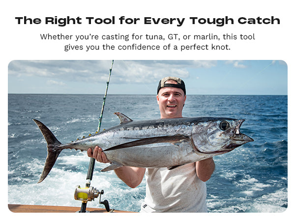 HookEze FG Knot Tying Tool | Braid to Leader Connection