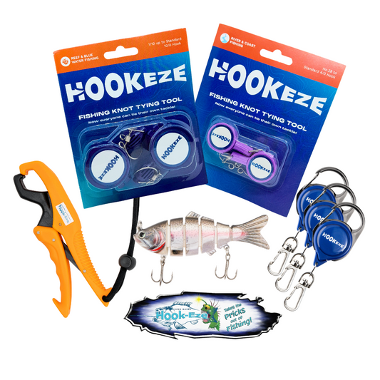 Hook-Eze Angler's Must-Have Fishing Tools | Lip Gripper Pack (Standard & Large)