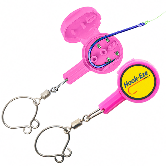 Hook-Eze Fishing Knot Tying Tool (Standard) | Pack of 2 | Pink