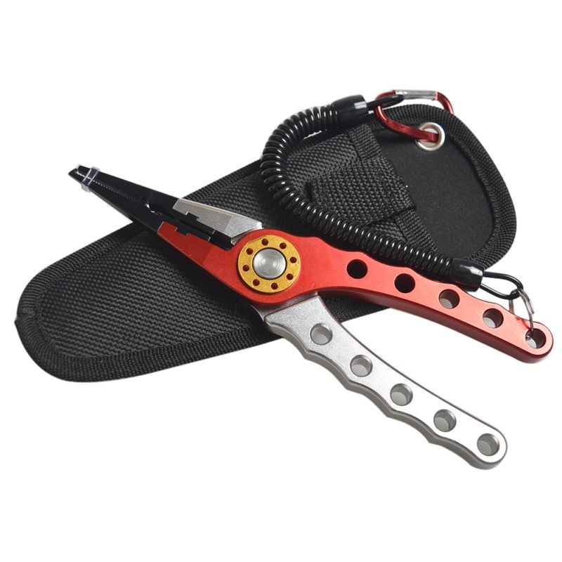 Hook-Eze Aluminum Fishing Plier | Built-in Line Cutter, Sheath and Lanyard